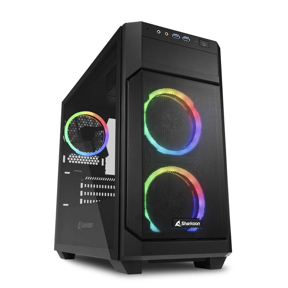 Sharkoon Sharkoon V1000 Midi Tower Μαύρο (V1000RGB) (SHRV1000RGB)