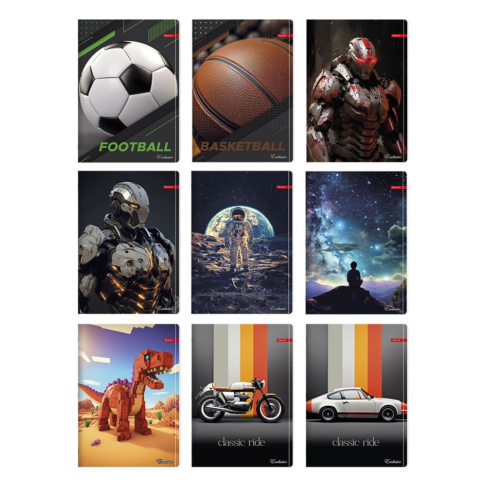 Тетрадка A4 Ilijanum Exclusive Boy 40л