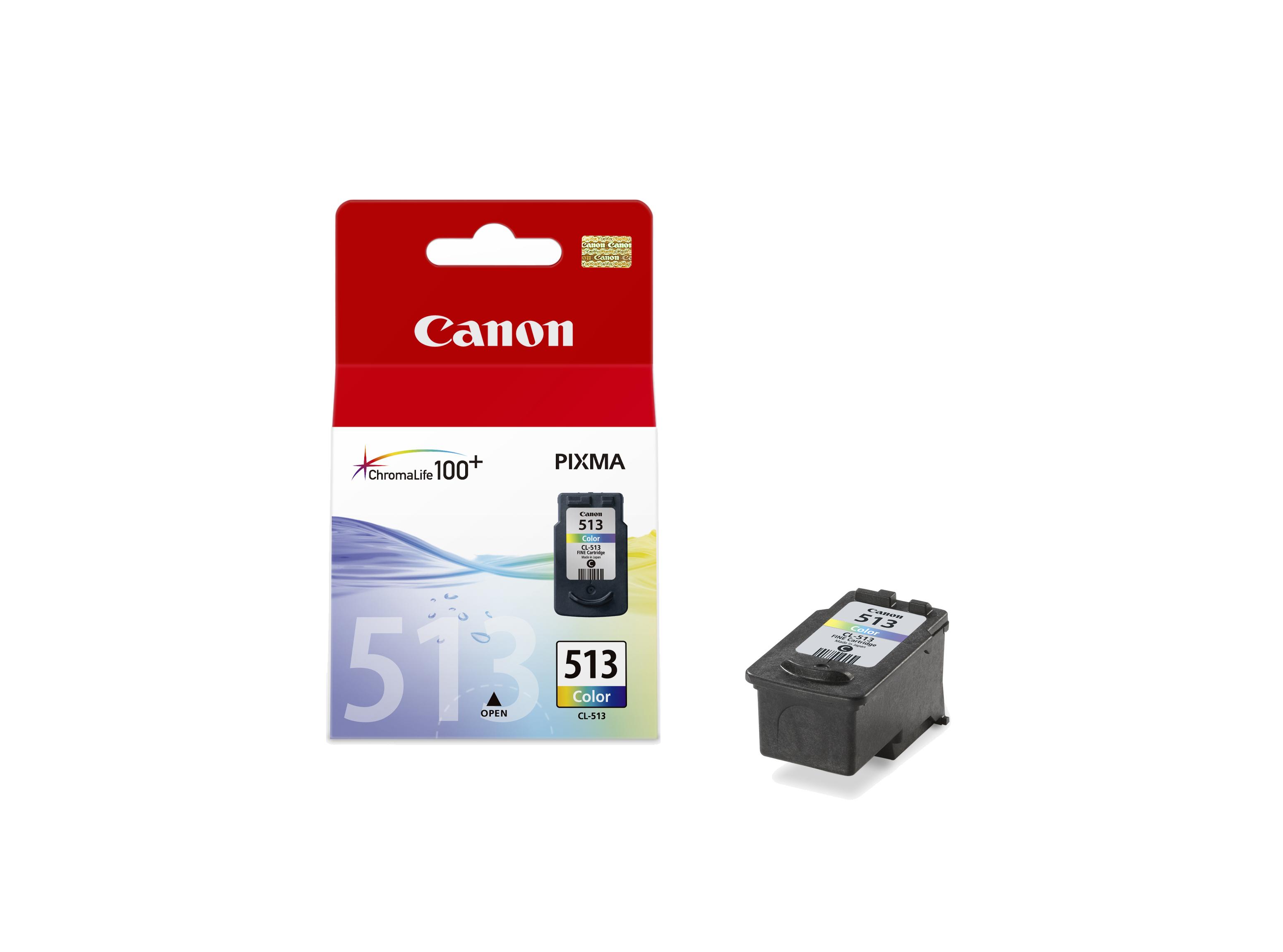 Canon CL-513 глава и патрон за мастиленоструен принтер 1 броя Оригинал Синьо-зелен, Пурпурен, Жълт | JAR Computers Canon CL-513 глава и патрон за мастиленоструен принтер 1 броя Оригинал Синьо-зелен, Пурпурен, Жълт