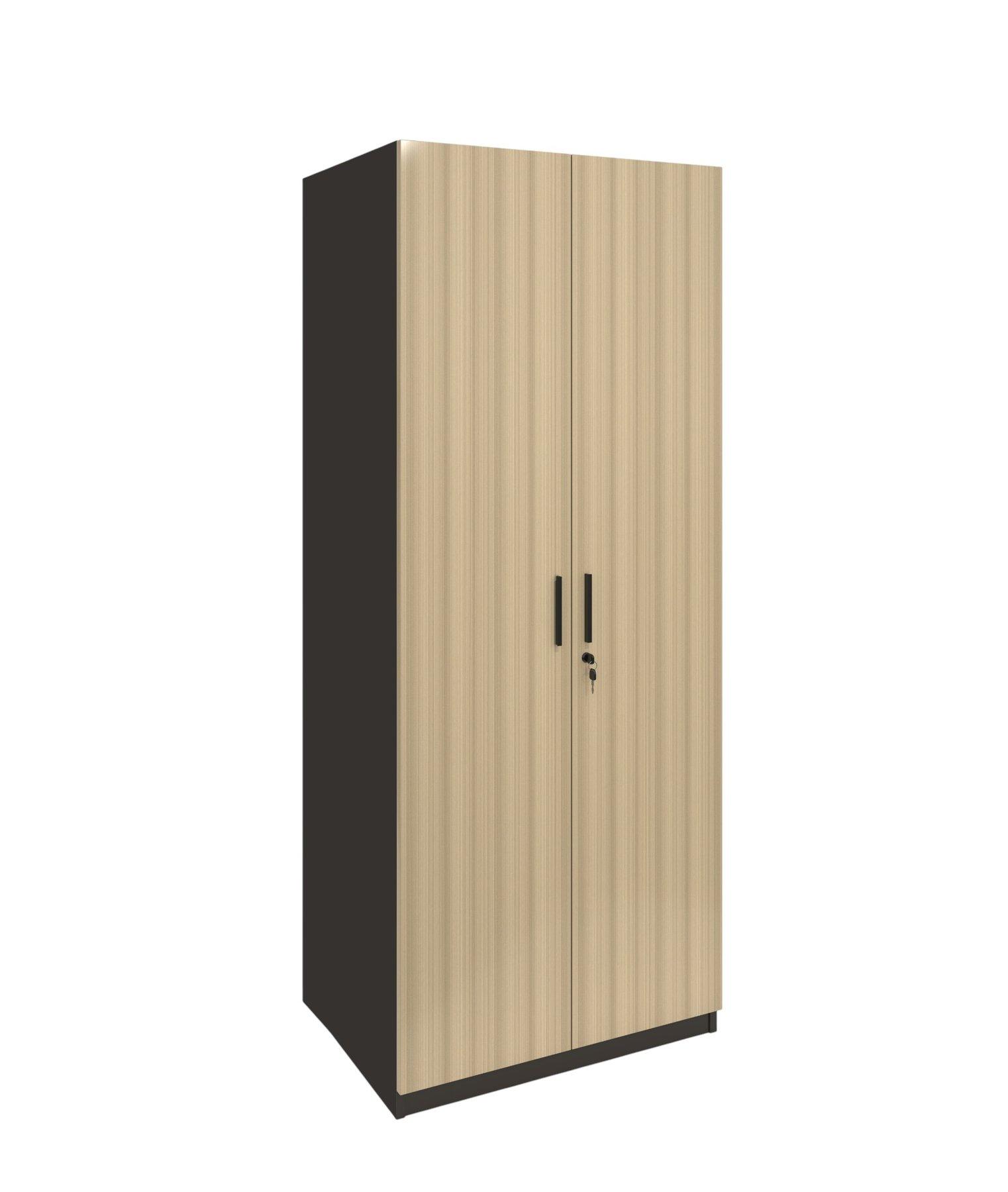 Гардероб RFG Milano, с рафтове, 800 х 550 х 2000 mm, ПДЧ 18 mm, светъл дъб и тъмносиво | JAR Computers Гардероб RFG Milano, с рафтове, 800 х 550 х 2000 mm, ПДЧ 18 mm, светъл дъб и тъмносиво