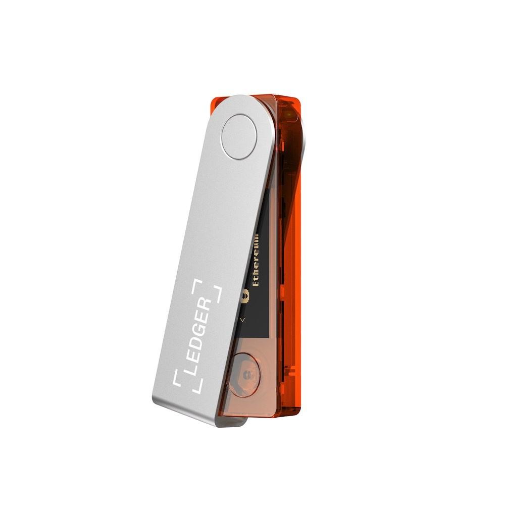 Хардуерен портфейл за криптовалути - Ledger Nano X (оранжев-прозрачен) | JAR Computers Хардуерен портфейл за криптовалути - Ledger Nano X (оранжев-прозрачен)