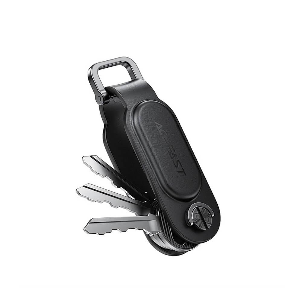 Ключодържател, работещ с FindMy за намиране на изгубени ключове - Acefast S4 Keychain Positioning Tag Works Apple Find My(черен) | JAR Computers Ключодържател, работещ с FindMy за намиране на изгубени ключове - Acefast S4 Keychain Positioning Tag Works Apple Find My(черен)