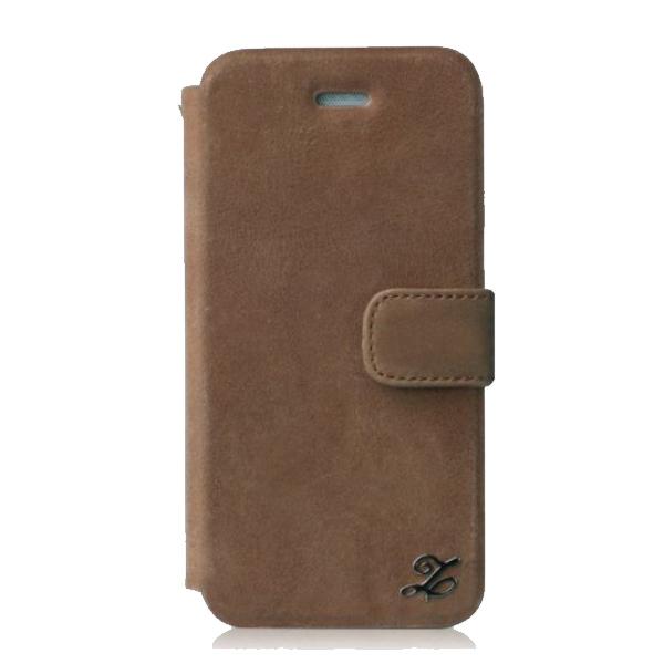 Кожен калъф (естествена кожа) за iPhone 5, iPhone 5S, iPhone SE - Zenus Prestige Vintage Leather Diary (кафяв) | JAR Computers Кожен калъф (естествена кожа) за iPhone 5, iPhone 5S, iPhone SE - Zenus Prestige Vintage Leather Diary (кафяв)