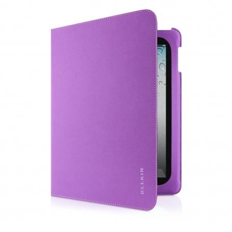 Кожен калъф за iPad 2/3/4 - Belkin Smooth Folio (лилав) | JAR Computers Кожен калъф за iPad 2/3/4 - Belkin Smooth Folio (лилав)
