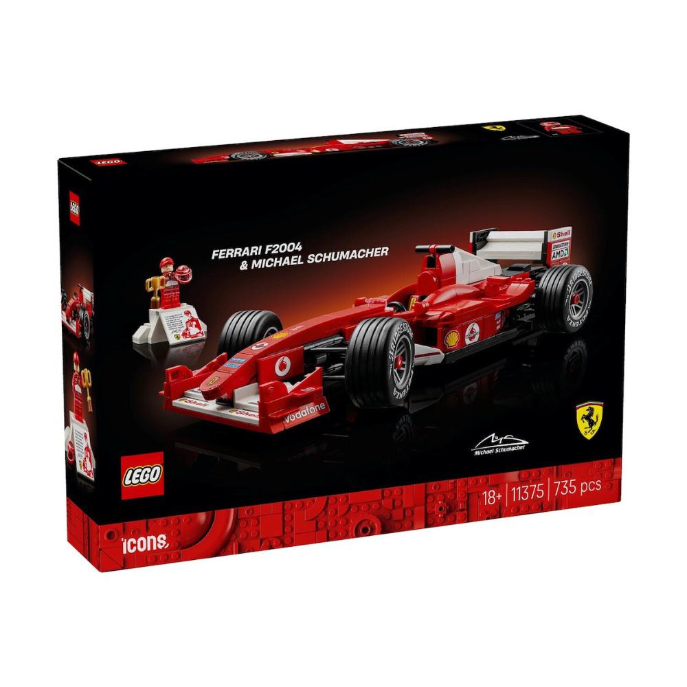 Lego Icons Ferrari F2004 and Michael Schumacher (11375) (LGO11375)