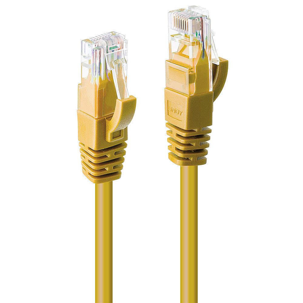 LINDY LNY-48067 :: UTP мрежов кабел, Cat. 6, жълт, 10.0 м