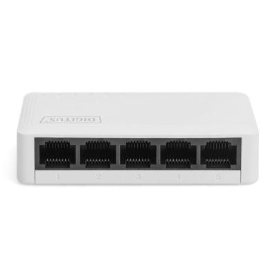 Мрежов суич DIGITUS Gigabit Ethernet Switch - 5 Ports (10/100/1000) | JAR Computers Мрежов суич DIGITUS Gigabit Ethernet Switch - 5 Ports (10/100/1000)