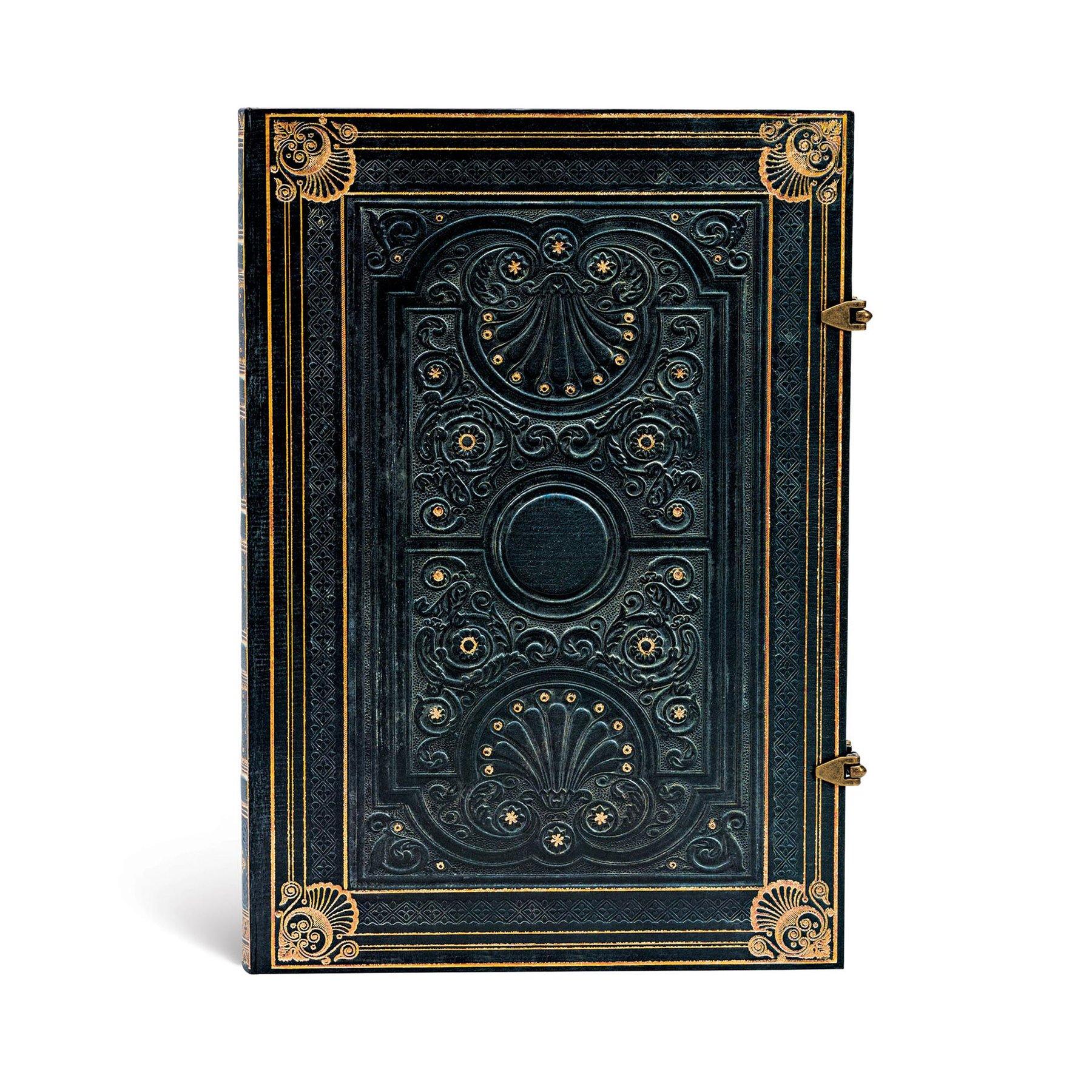 Paperblanks Тефтер Nocturnelle, Grande, широки редове, твърда корица, 120 листа