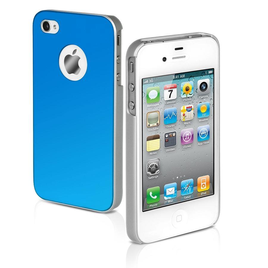 Поликарбонатов кейс за iPhone 4S, iPhone 4 - SBS Satiny Dual Color Case (син) | JAR Computers Поликарбонатов кейс за iPhone 4S, iPhone 4 - SBS Satiny Dual Color Case (син)