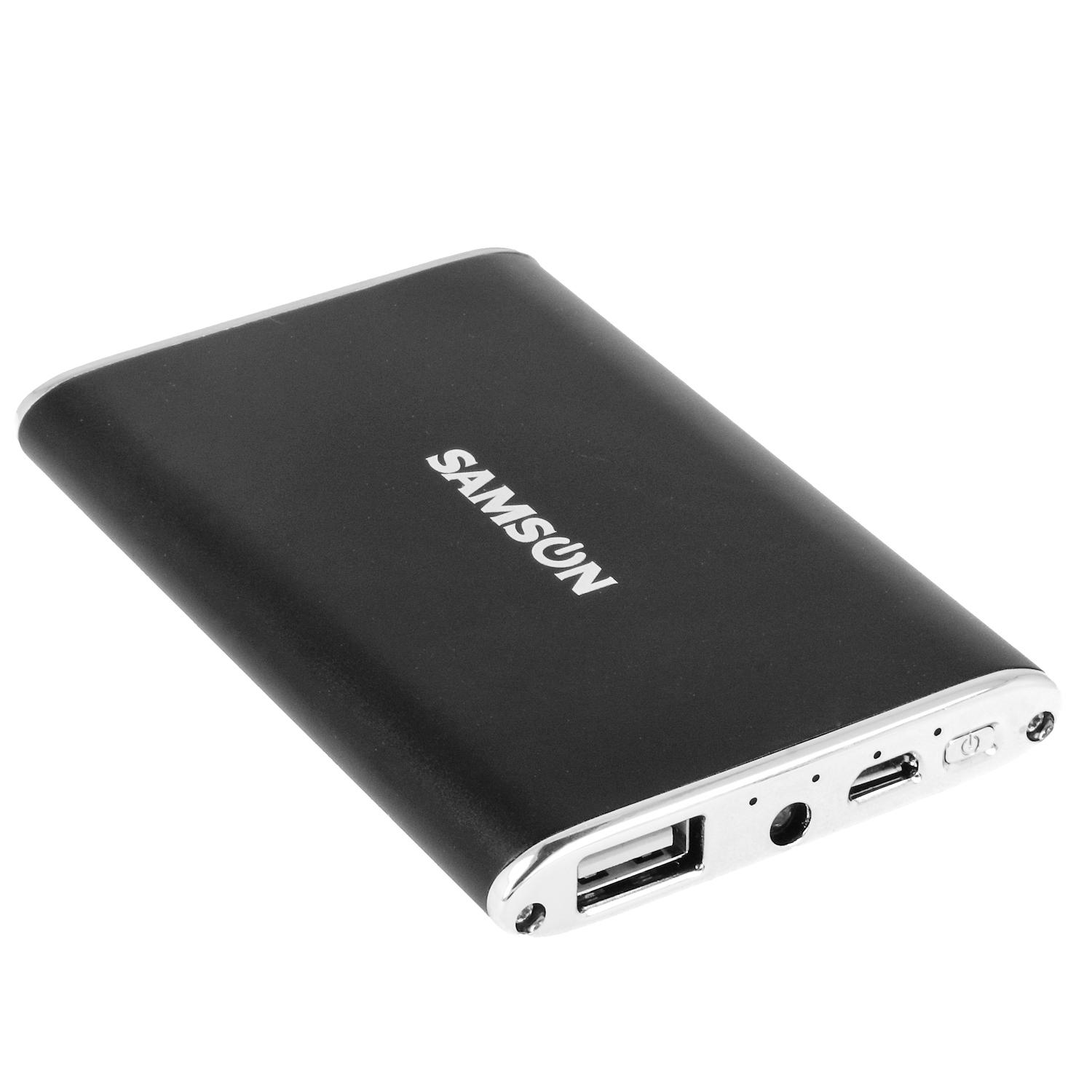 Полимерна външна батерия за мобилни устройства - Samson Power Bank Smart LY-109 3800mAh (черен) | JAR Computers Полимерна външна батерия за мобилни устройства - Samson Power Bank Smart LY-109 3800mAh (черен)