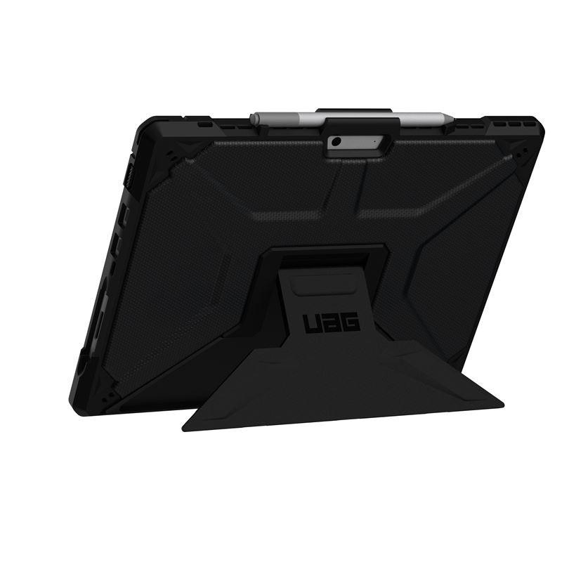Удароустойчив хибриден кейс от най-висок клас за Microsoft Surface Pro 8 - Urban Armor Gear Metropolis Case (черен) | JAR Computers Удароустойчив хибриден кейс от най-висок клас за Microsoft Surface Pro 8 - Urban Armor Gear Metropolis Case (черен)