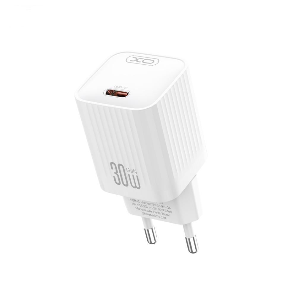 XO 220V 30W, USB-C, бял - L148 | JAR Computers XO 220V 30W, USB-C, бял - L148
