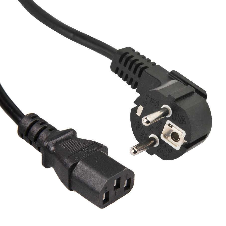 Захранващ Кабел - 3 пина ( PC Cord 3 Prong) 3x0.75 High Quality | JAR Computers Захранващ Кабел - 3 пина ( PC Cord 3 Prong) 3x0.75 High Quality