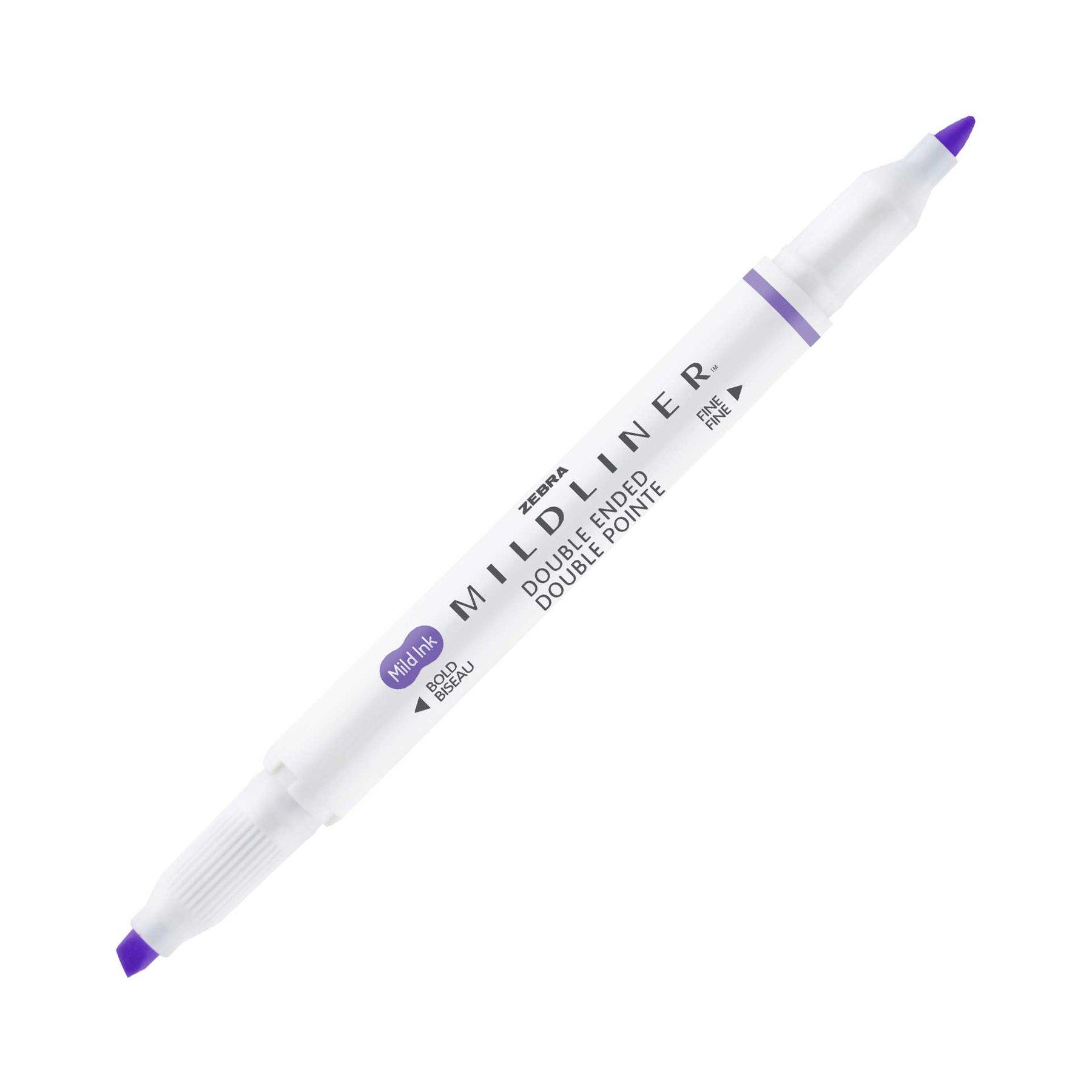 Zebra Текст маркер Mildliner Cool & Refined, двоен, лилав