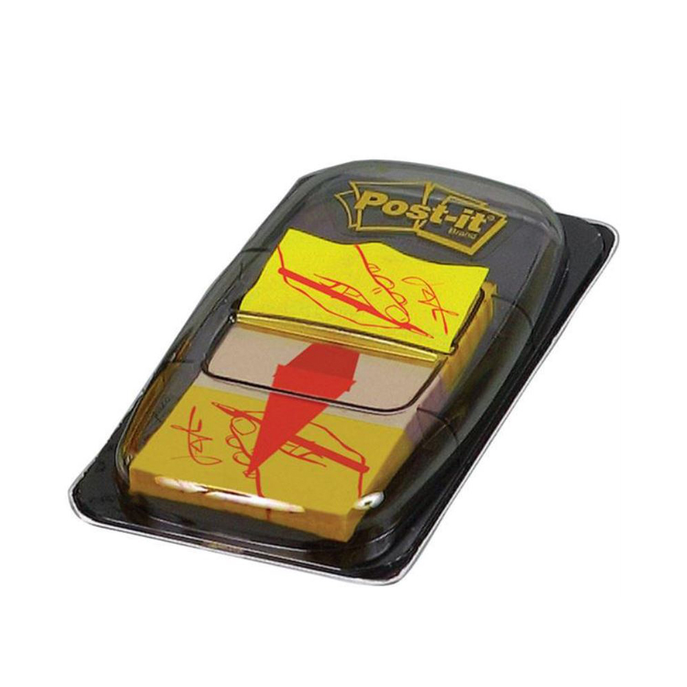 3M POST-IT INDEX TABS FOR SIGNATURE 25.4X43.2mm (MMM680FPNK)
