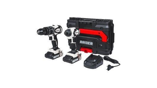 Акумулаторен комплект Raider бормашина RDI-CDB04W и винтоверт RDI-HID01W 20V | JAR Computers Акумулаторен комплект Raider бормашина RDI-CDB04W и винтоверт RDI-HID01W 20V