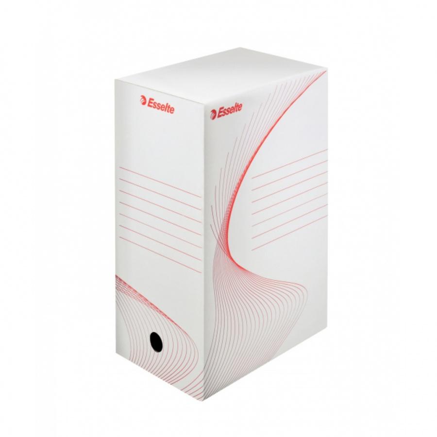 Архивна кутия Esselte Standard, 350х250х150 мм, рециклирано велпапе, бяла | JAR Computers Архивна кутия Esselte Standard, 350х250х150 мм, рециклирано велпапе, бяла