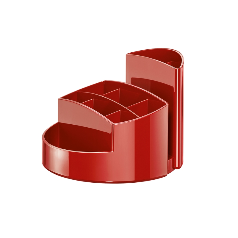 HAN Органайзер за бюро Rondo, с 9 отделения, червен | JAR Computers HAN Органайзер за бюро Rondo, с 9 отделения, червен