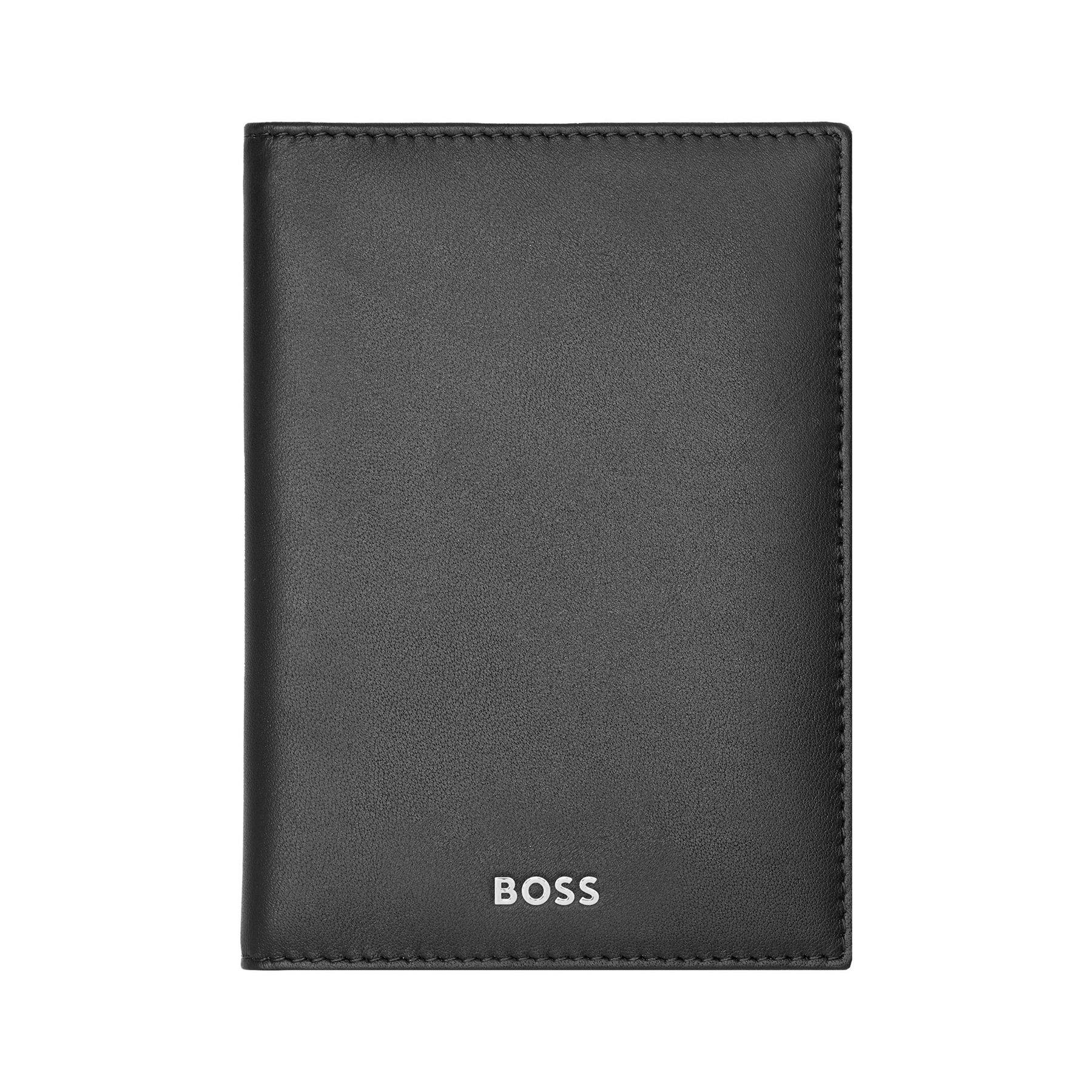 Hugo Boss Калъф за паспорт Classic Smooth, черен | JAR Computers Hugo Boss Калъф за паспорт Classic Smooth, черен