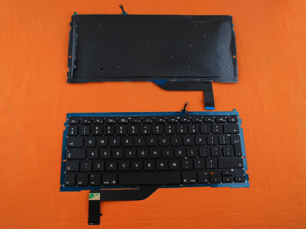 Клавиатура за лаптоп Apple MacBook Pro A1398 15.4" Черна Без Рамка (UK) с Голям Enter и Подсветка | JAR Computers Клавиатура за лаптоп Apple MacBook Pro A1398 15.4" Черна Без Рамка (UK) с Голям Enter и Подсветка