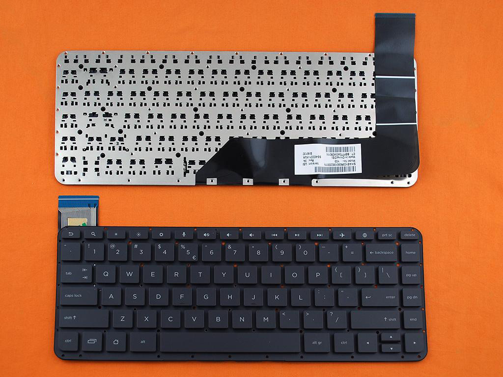 Клавиатура за лаптоп HP Pavilion 14-P Сива Без Рамка (Малък Ентър) / Gray Without Frame US | JAR Computers Клавиатура за лаптоп HP Pavilion 14-P Сива Без Рамка (Малък Ентър) / Gray Without Frame US