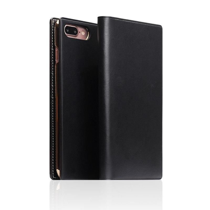 Кожен калъф (естествена кожа), тип портфейл за iPhone 8 Plus, iPhone 7 Plus - SLG Design D7 IBL Case (черен) | JAR Computers Кожен калъф (естествена кожа), тип портфейл за iPhone 8 Plus, iPhone 7 Plus - SLG Design D7 IBL Case (черен)