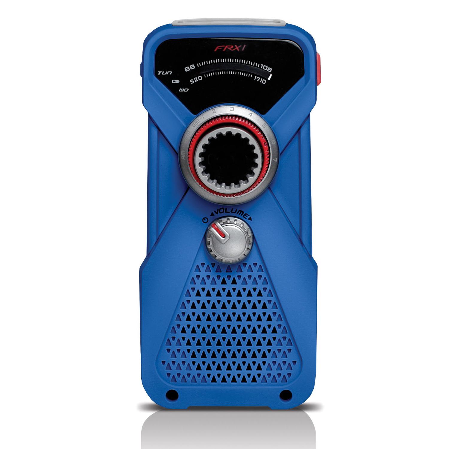 Компактно AM/FM радио с фенерче и динамо - Soulra Lextronix FRX1 (син) | JAR Computers Компактно AM/FM радио с фенерче и динамо - Soulra Lextronix FRX1 (син)