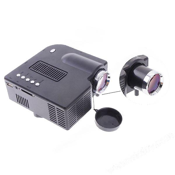 Мултимедиен LCD проектор с VGA, HDMI, USB, SD входове и дистанционно - RuiQ UC-30 24W (черен) | JAR Computers Мултимедиен LCD проектор с VGA, HDMI, USB, SD входове и дистанционно - RuiQ UC-30 24W (черен)