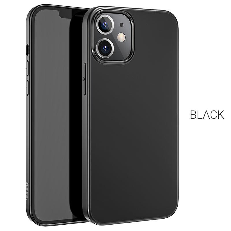 Силиконов (TPU) калъф за iPhone 12 mini (черен) - Hoco Fascination Series TPU Protective Case | JAR Computers Силиконов (TPU) калъф за iPhone 12 mini (черен) - Hoco Fascination Series TPU Protective Case