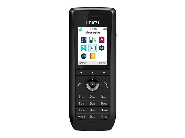UNIFY OpenStage WL4 WLAN Handset VoWLAN phone with SIP software intended for use of the SIP features of the communication system