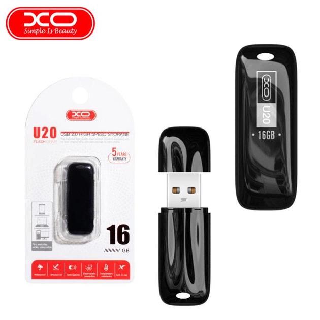 XO Flash Drive U20 16GB, USB 2.0 /черна/ | JAR Computers XO Flash Drive U20 16GB, USB 2.0 /черна/