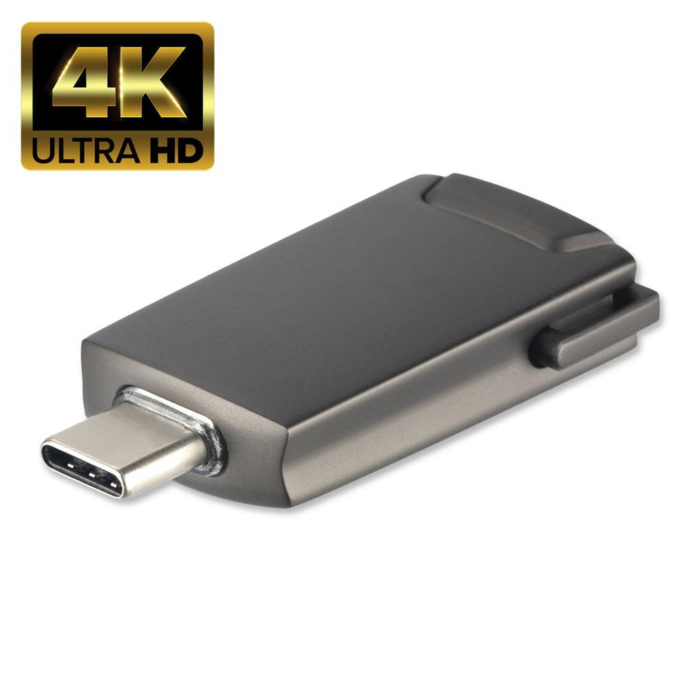 Адаптер с поддръжка на 4K за свързване от USB-C към HDMI - 4smarts Adapter USB-C to HDMI (тъмносив) | JAR Computers Адаптер с поддръжка на 4K за свързване от USB-C към HDMI - 4smarts Adapter USB-C to HDMI (тъмносив)
