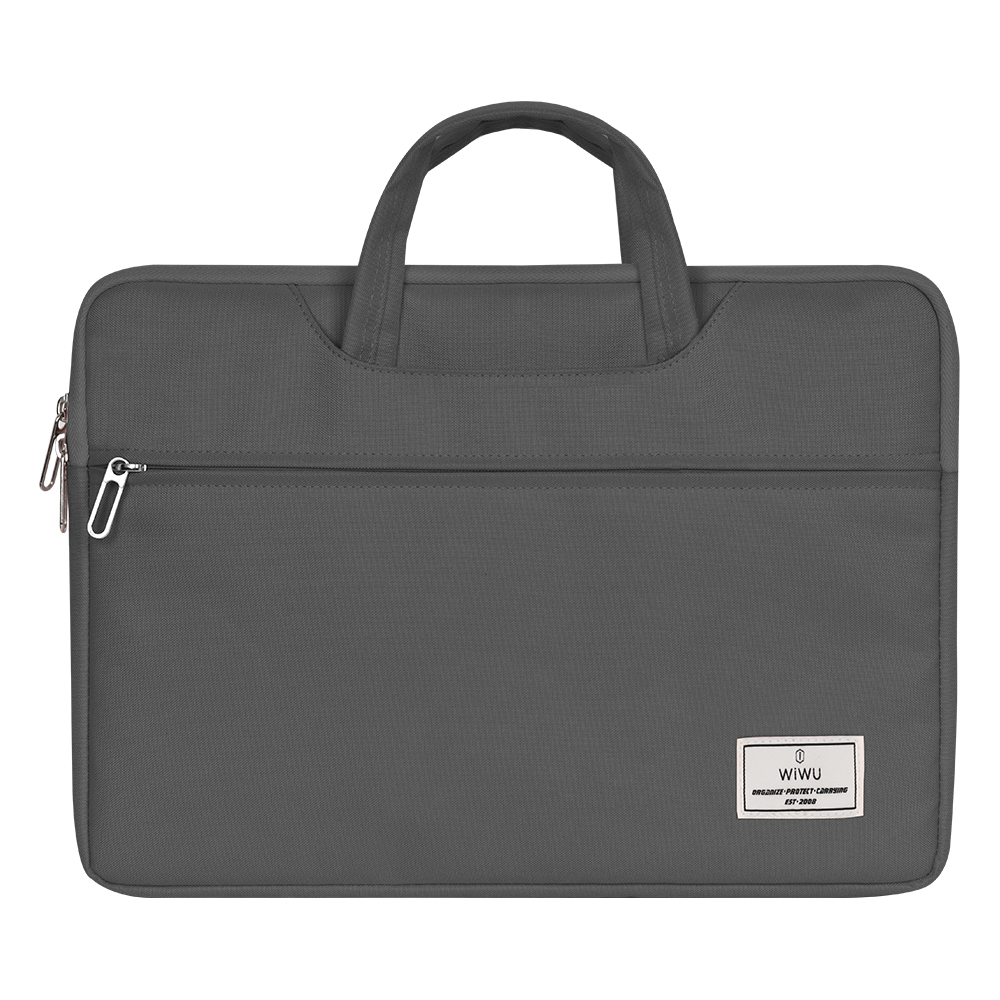 Чанта за лаптоп WiWu, 15.6", Сив - 45343 | JAR Computers Чанта за лаптоп WiWu, 15.6", Сив - 45343