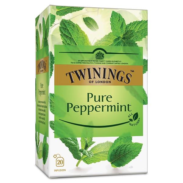 Чай Twinings PURE PEPERMINT, чиста мента, кутия 20 бр. х 2 г | JAR Computers Чай Twinings PURE PEPERMINT, чиста мента, кутия 20 бр. х 2 г