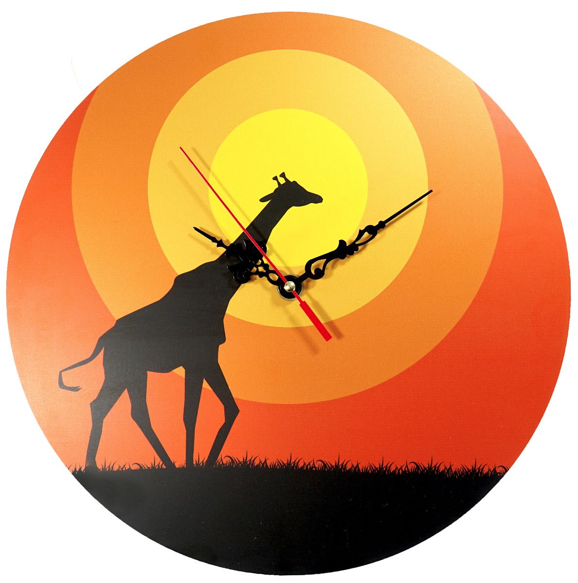 Дизайнерски часовник Aluminium animal giraffe