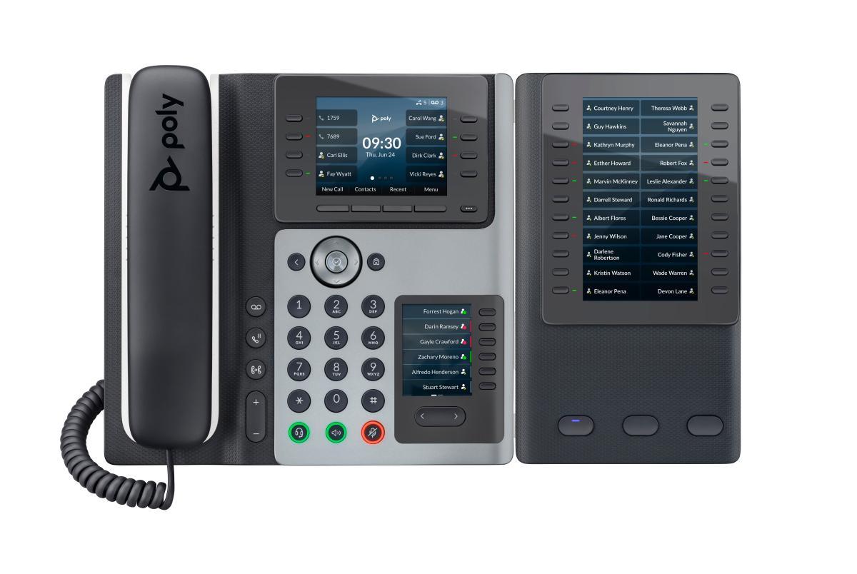 HP Poly Edge E400 IP Phone and PoE-enabled | JAR Computers HP Poly Edge E400 IP Phone and PoE-enabled