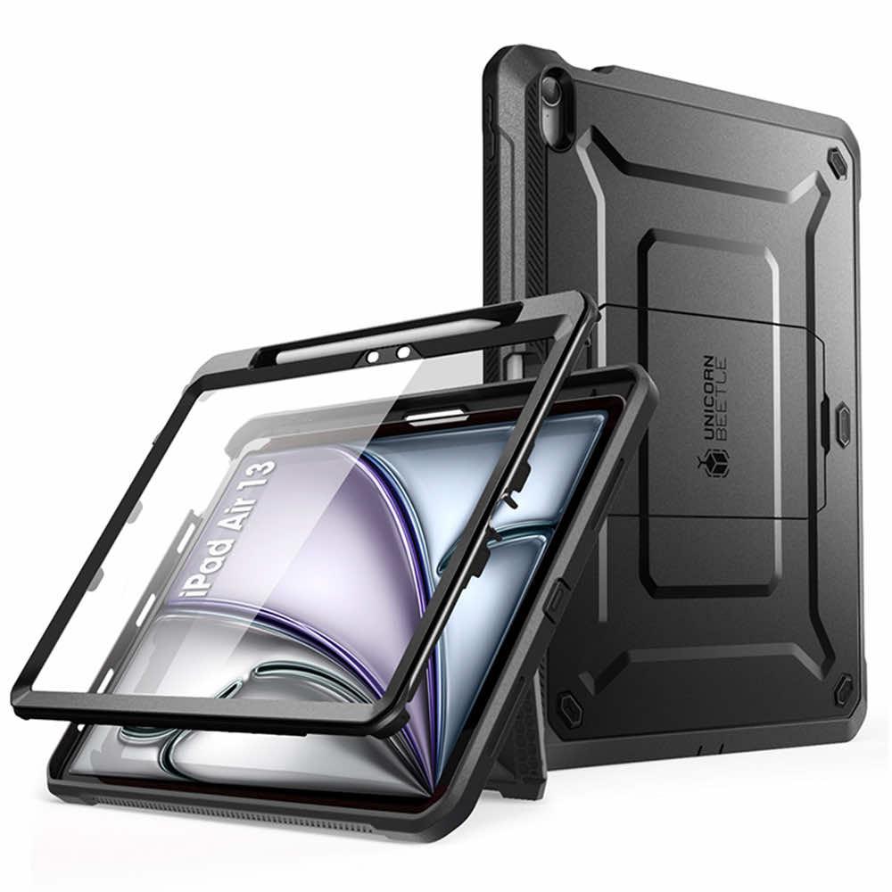 i-Blason SUPCASE Unicorn Beetle Pro Case - удароустойчив хибриден кейс за iPad Air 13 (2024) (черен)