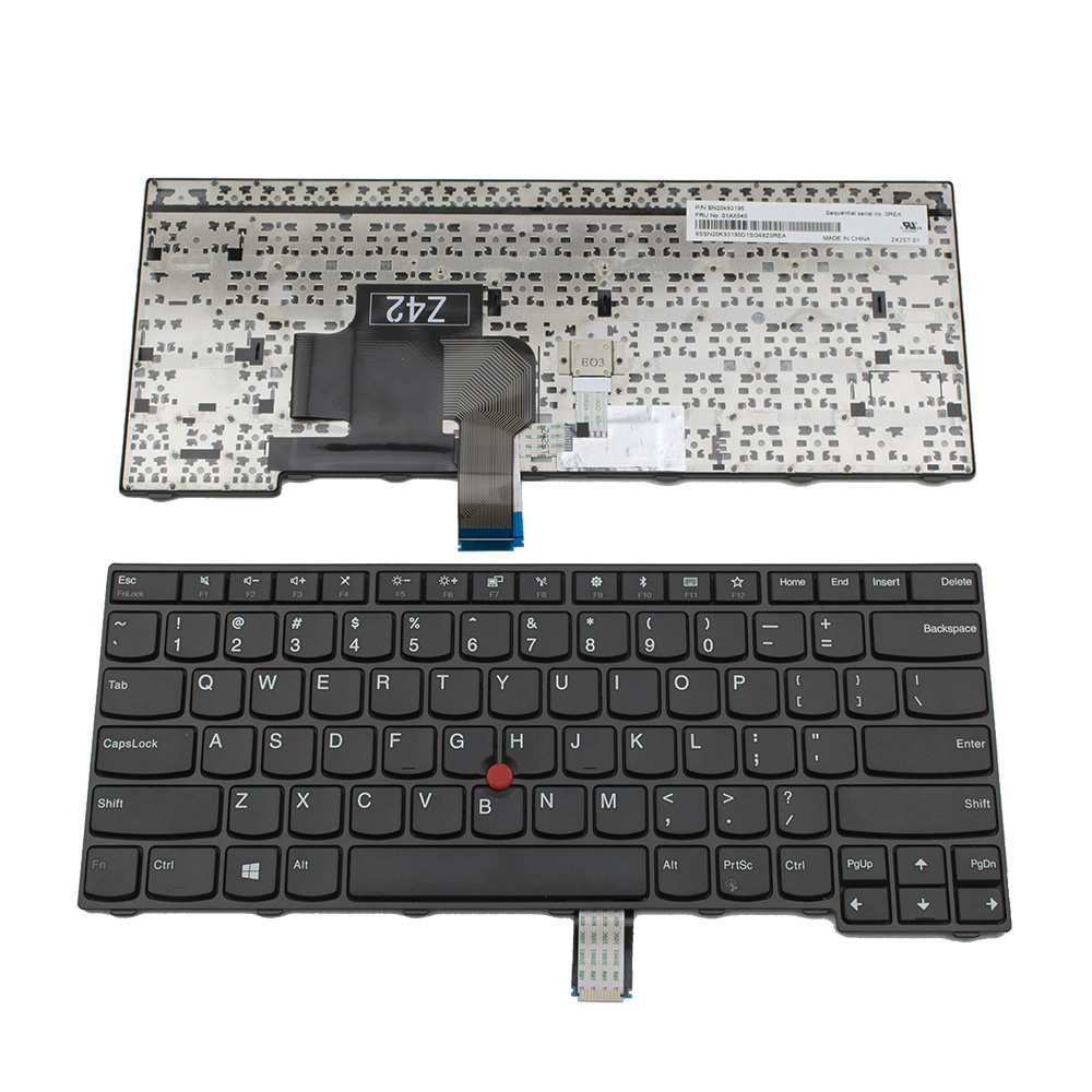 Клавиатура за лаптоп Lenovo ThinkPad Edge E470 E475 Black Frame Black / Черна с Черна Рамка | JAR Computers Клавиатура за лаптоп Lenovo ThinkPad Edge E470 E475 Black Frame Black / Черна с Черна Рамка