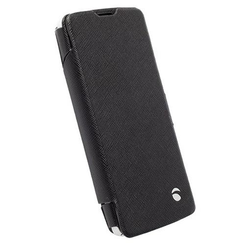 Кожен калъф, тип портфейл и поставка за LG L Bello - Krusell Malmö Flip Cover (черен) | JAR Computers Кожен калъф, тип портфейл и поставка за LG L Bello - Krusell Malmö Flip Cover (черен)