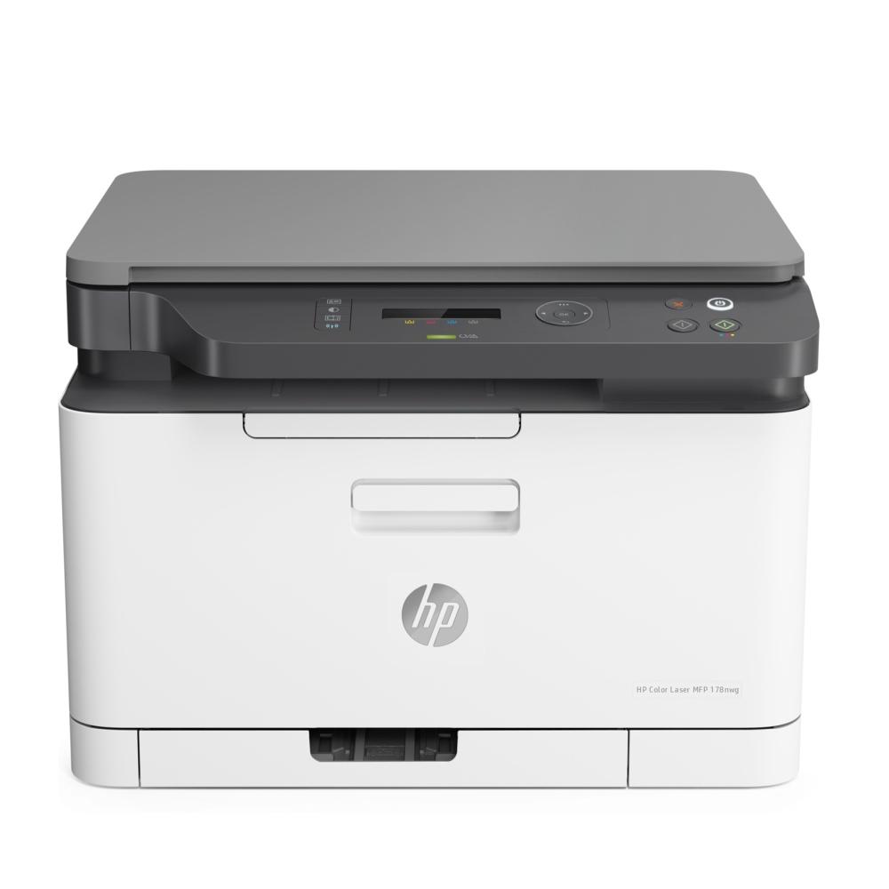 Лазерно мултифункционално устройство HP Color LaserJet MFP 178nw, безжично, цветно, А4 | JAR Computers Лазерно мултифункционално устройство HP Color LaserJet MFP 178nw, безжично, цветно, А4