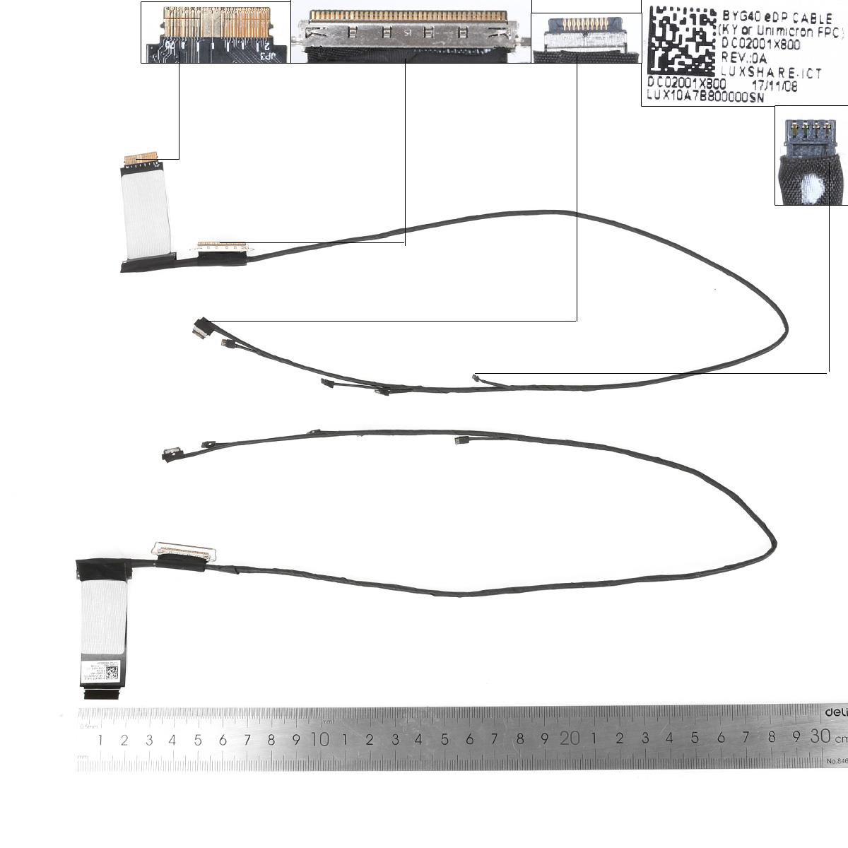 Лентов кабел за лаптоп (LCD Cable) Lenovo Yoga 900-13ISK Yoga 4 Pro - DC02001X800 / DC02001x810