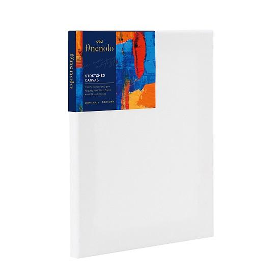 Платно за рисуване Deli Finenolo EC279-2, с дървена рамка, 100% памук, 280 гр/кв.м, 18х24 см | JAR Computers Платно за рисуване Deli Finenolo EC279-2, с дървена рамка, 100% памук, 280 гр/кв.м, 18х24 см