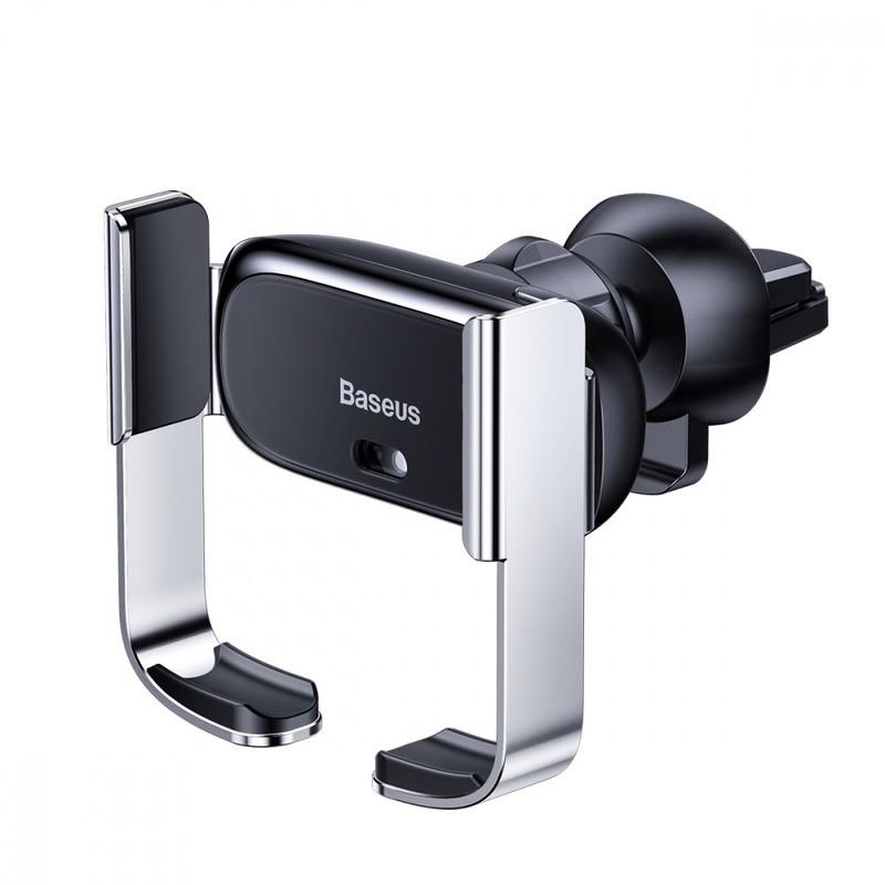 Поставка за радиатора на кола с автоматично затваряне на скобите - Baseus Mini Electric Car Holder Air Vent (SUHW01-0S) (сребрист) | JAR Computers Поставка за радиатора на кола с автоматично затваряне на скобите - Baseus Mini Electric Car Holder Air Vent (SUHW01-0S) (сребрист)