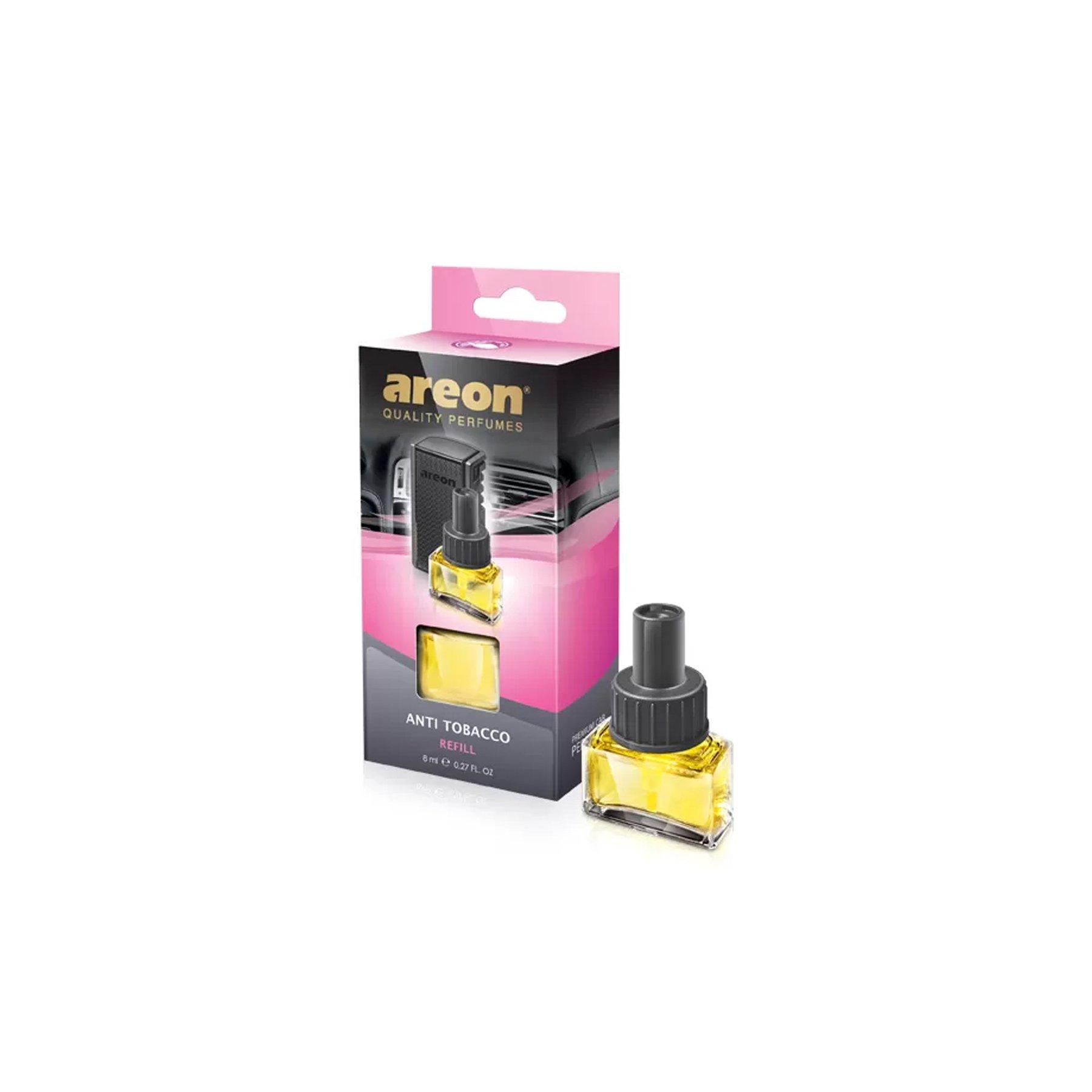 Пълнител за ароматизатор за кола Areon Anti Tobacco, цветен, 8 ml | JAR Computers Пълнител за ароматизатор за кола Areon Anti Tobacco, цветен, 8 ml