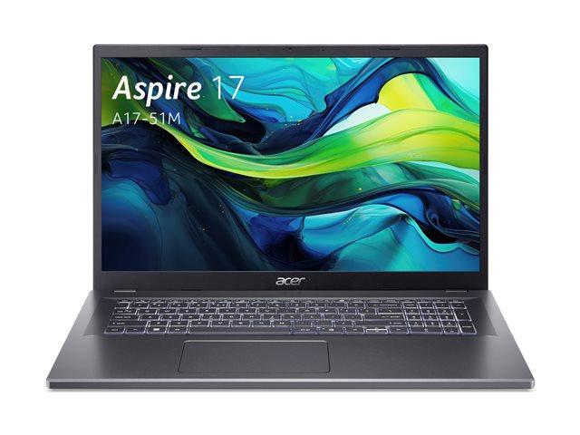 ACER Aspire 17 A17-51M-719D Intel Core 7 150U 17.3inch FHD 16GB 512GB NOOS | JAR Computers ACER Aspire 17 A17-51M-719D Intel Core 7 150U 17.3inch FHD 16GB 512GB NOOS