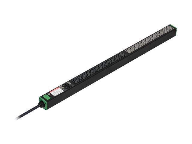 APC Easy Rack PDU Basic vertical 1-phase 7.4 kW 230 V 32 A 20 x C13 and 4 x C19 sockets IEC60309 plugs | JAR Computers APC Easy Rack PDU Basic vertical 1-phase 7.4 kW 230 V 32 A 20 x C13 and 4 x C19 sockets IEC60309 plugs