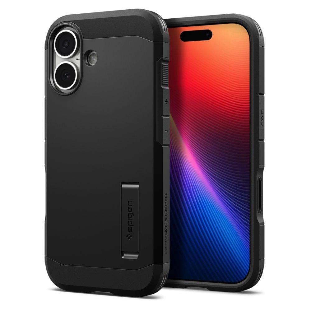 Хибриден кейс с най-висока степен на защита с MagSafe за iPhone 17 - Spigen Tough Armor T MagSafe Case (черен) | JAR Computers Хибриден кейс с най-висока степен на защита с MagSafe за iPhone 17 - Spigen Tough Armor T MagSafe Case (черен)