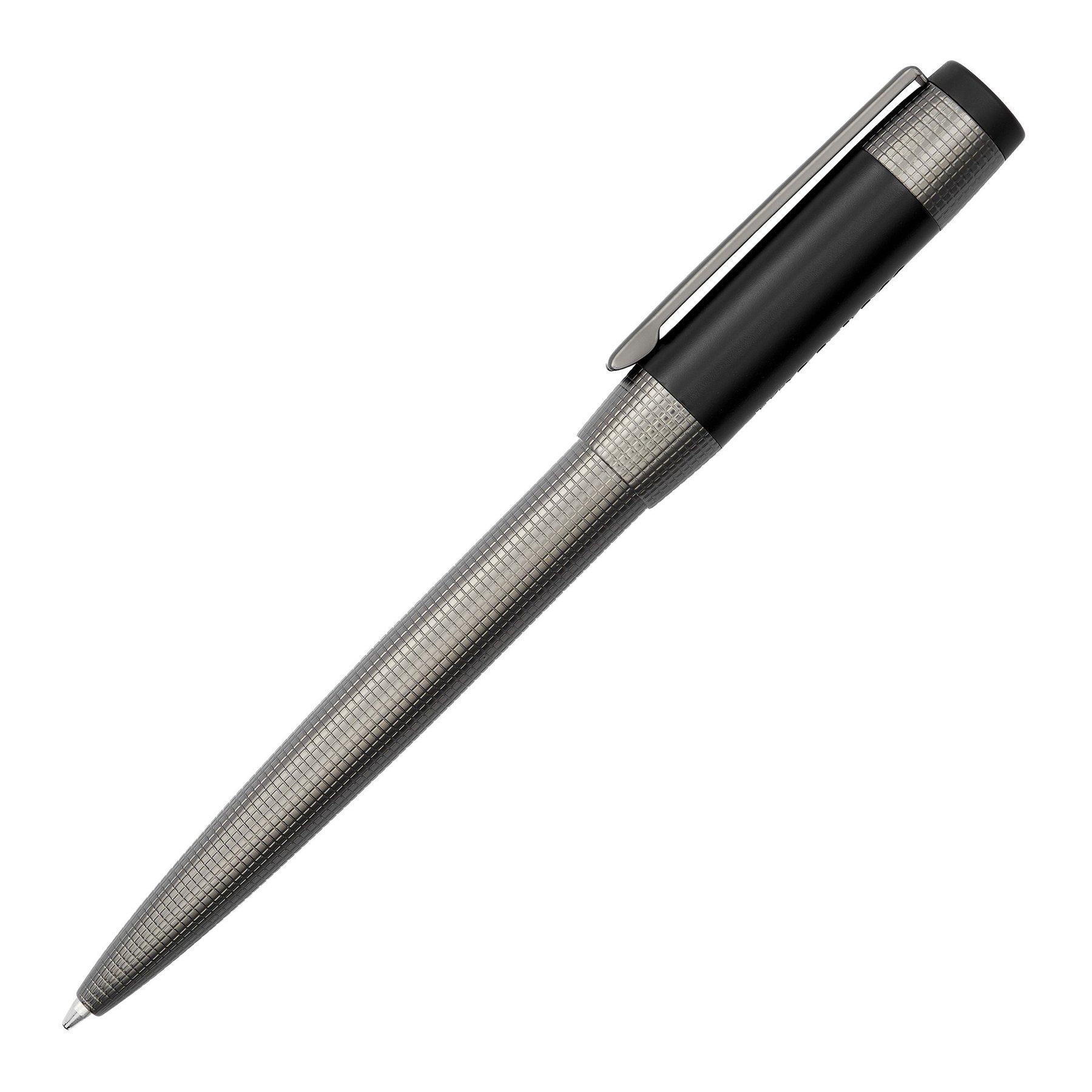 Hugo Boss Химикалка Rive, в кутия, хром | JAR Computers Hugo Boss Химикалка Rive, в кутия, хром