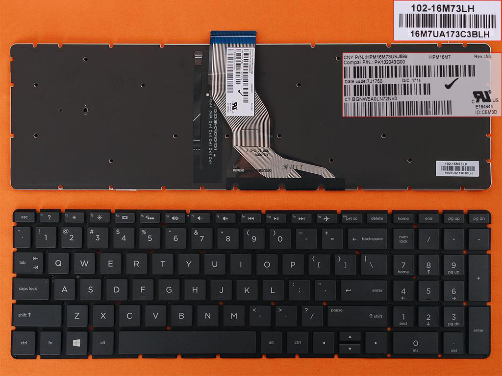 Клавиатура за лаптоп HP Pavilion 15-BS Черна Без Рамка (Малък Ентър) с Подсветка / Black Without Frame US With Backlit - Оригинална | JAR Computers Клавиатура за лаптоп HP Pavilion 15-BS Черна Без Рамка (Малък Ентър) с Подсветка / Black Without Frame US With Backlit - Оригинална