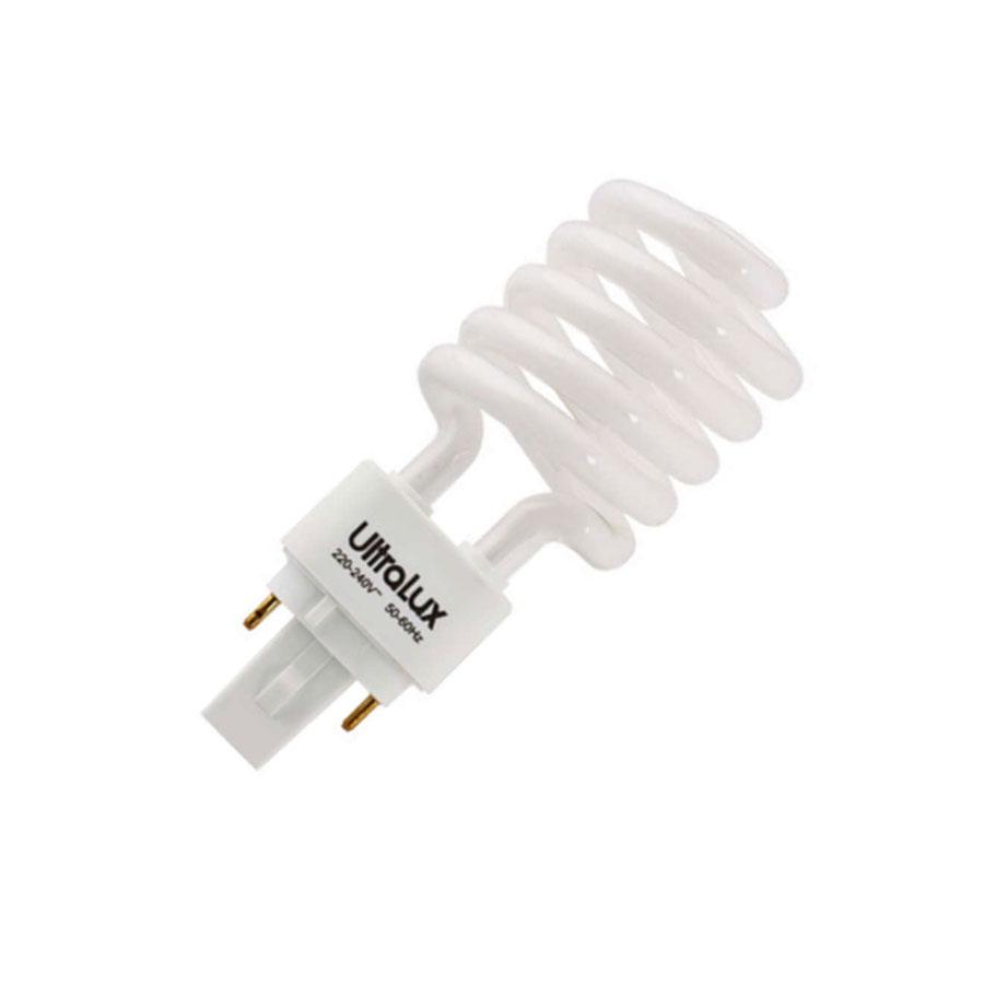 Крушка Ultralux 08033, G24, 25W, светлинен поток 1520 LM | JAR Computers Крушка Ultralux 08033, G24, 25W, светлинен поток 1520 LM